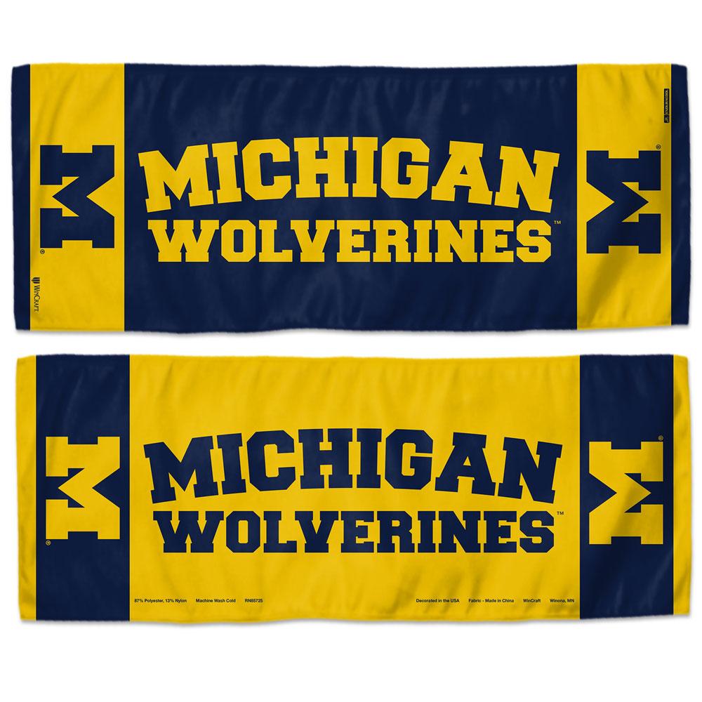 Michigan Wolverines Cooling Towel 12x30"