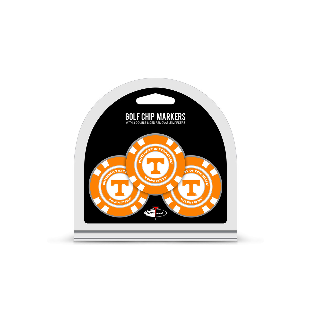 Tennessee Volunteers Golf Chip with Marker 3 Pack