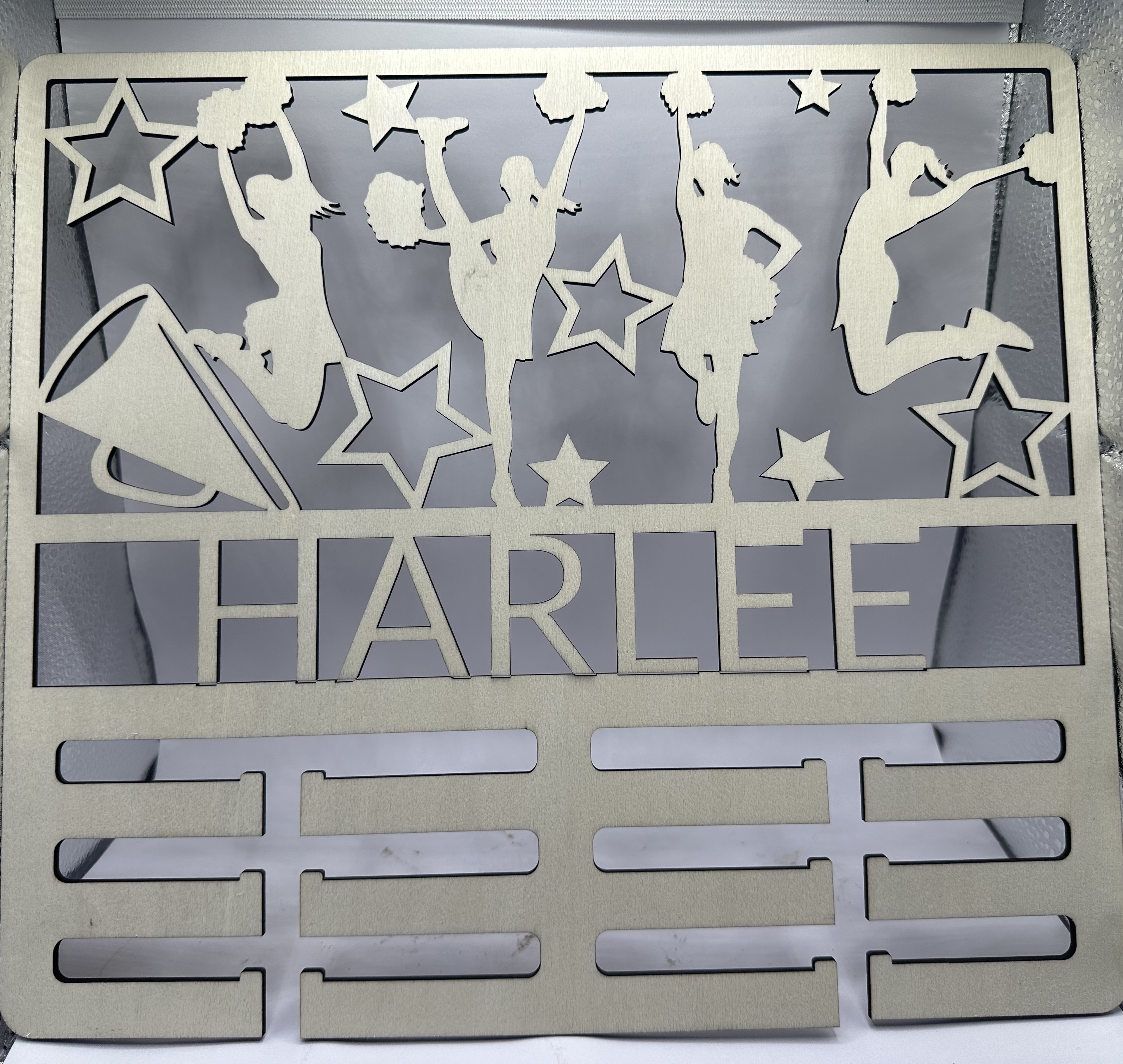 cheerleading medal hanger
