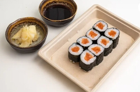 Fresh Salmon Mini Sushi Roll (8pcs)