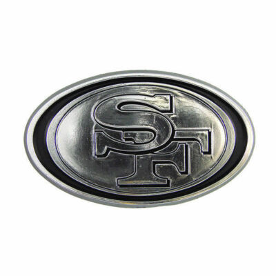 San Francisco 49ers Silver Auto Emblem