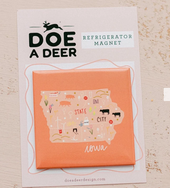 Iowa Refrigerator Magnet