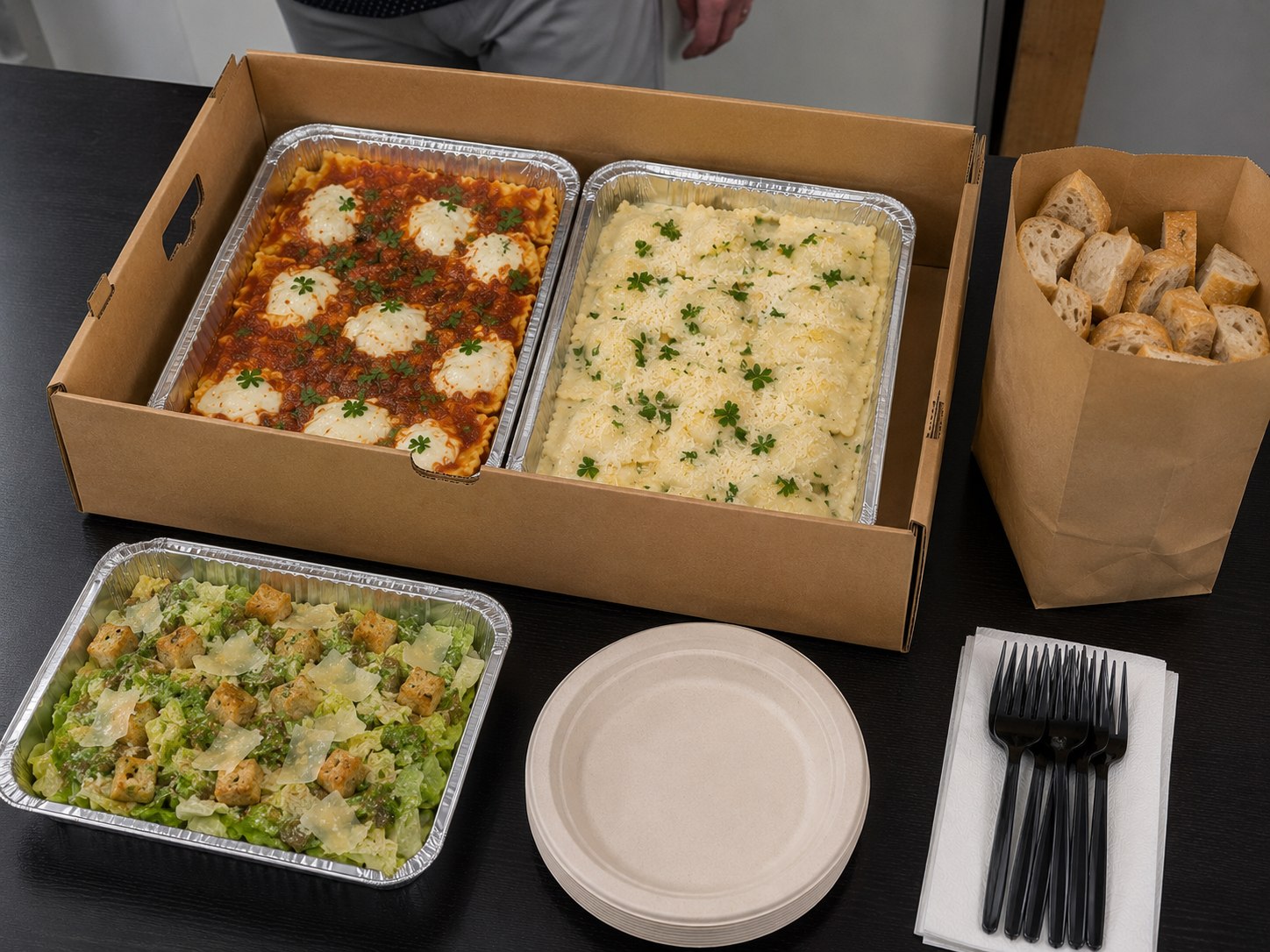 Catering Box (Serves 14-16) — handmade ravioli at Biada Ravioli Kitchen in Logan, Utah