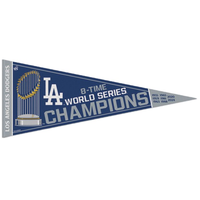 Los Angeles Dodgers 2024 World Series Champions Classic Pennant