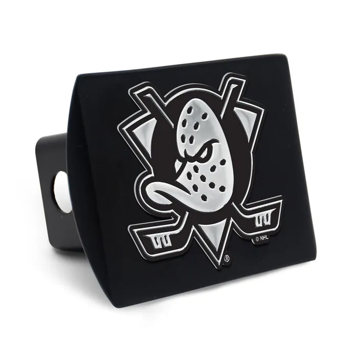 Anaheim Ducks Black Metal Hitch Cover