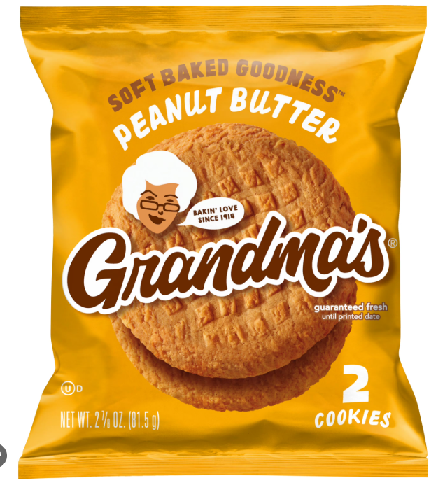 Grandma's - Soft Baked Peanut Butter Cookies (2 count)