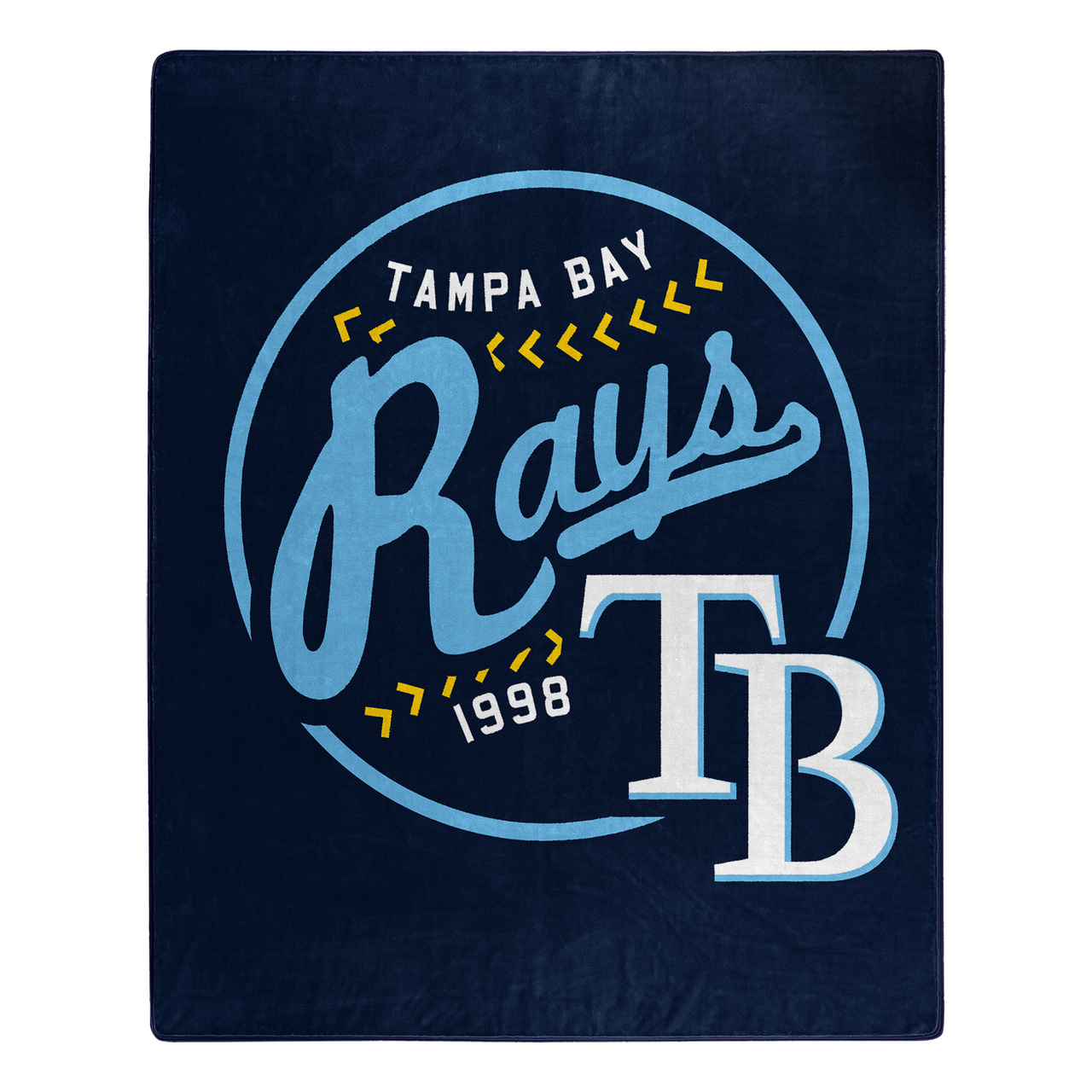 Tampa Bay Rays Moonshot Design Raschel Blanket