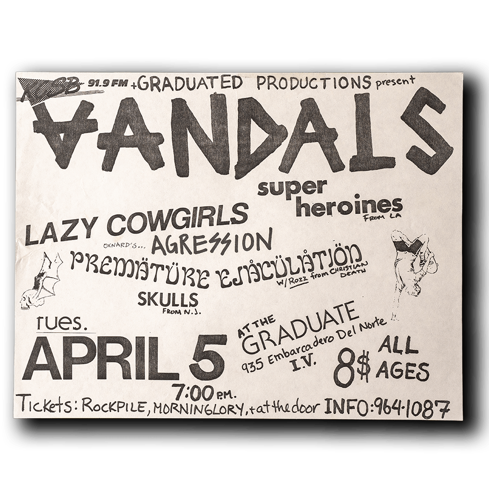 Vandals -- [Handbill]