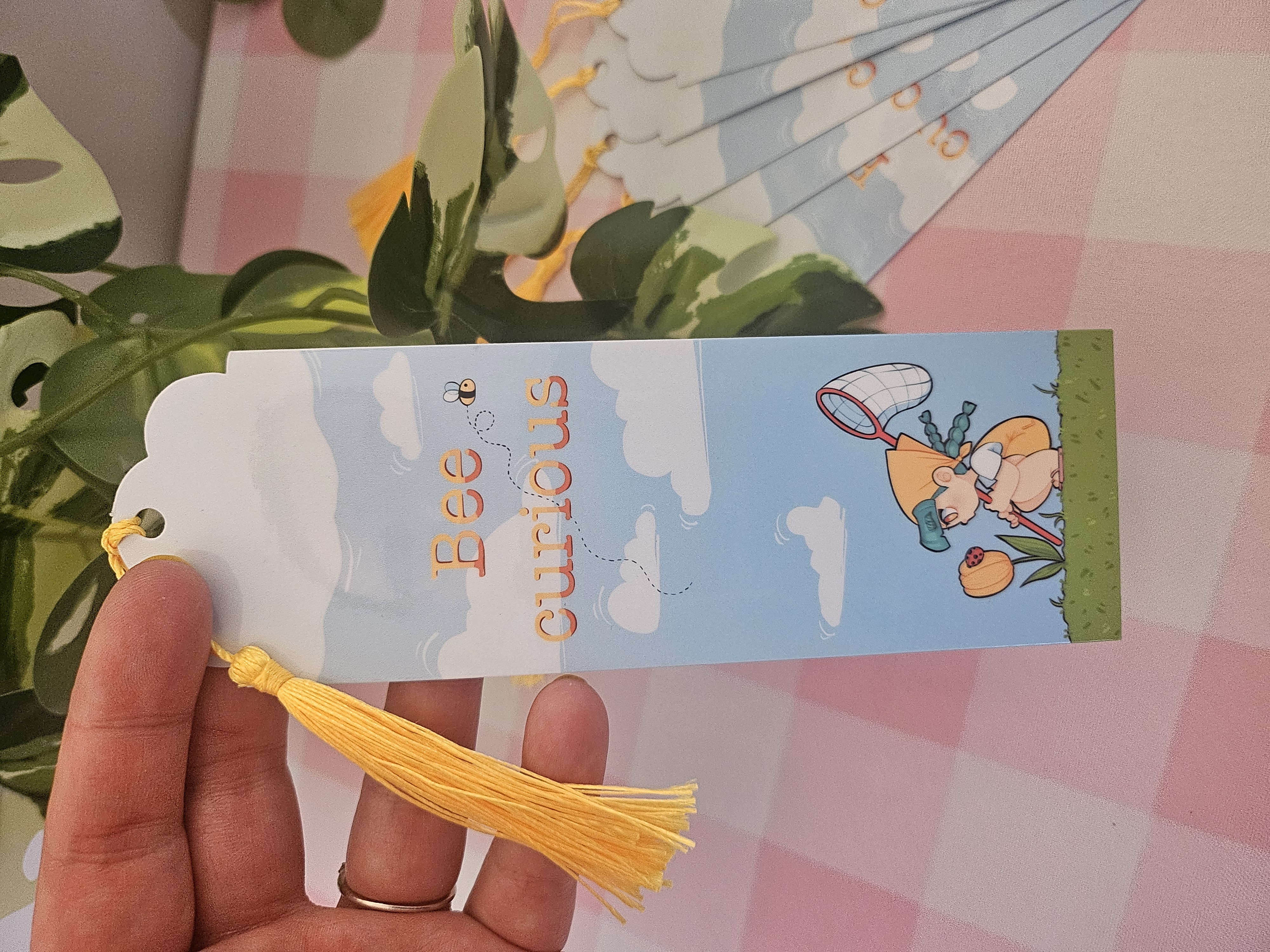 Juno Bee Curious Tassel Bookmark