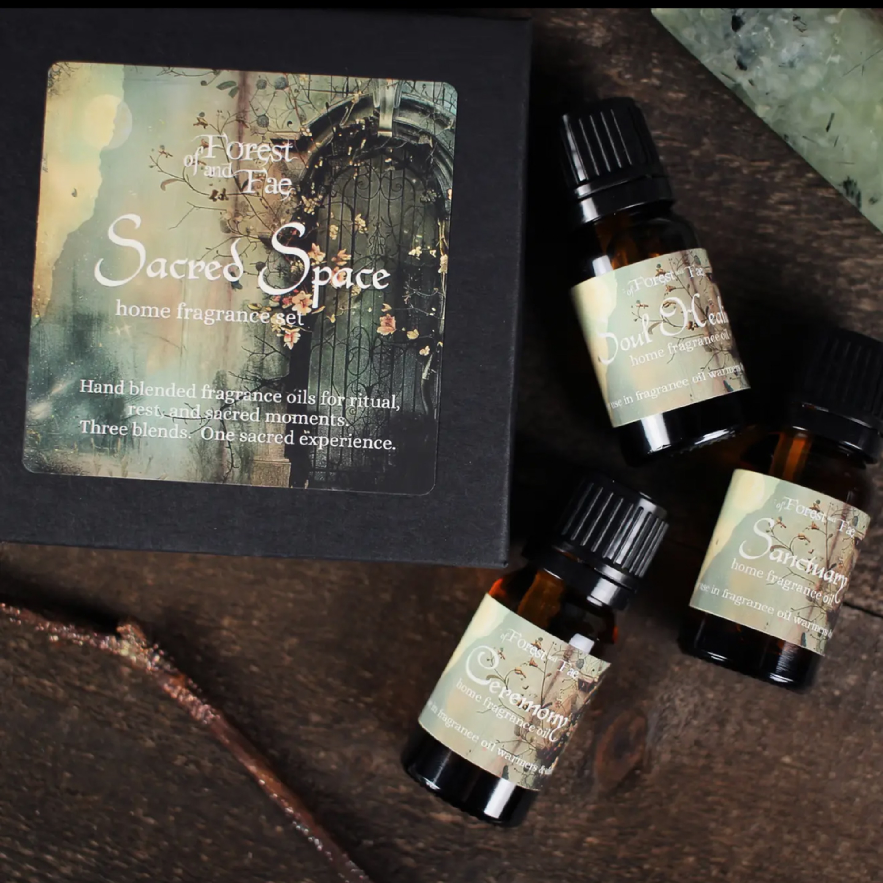 Of Forrest and Fae - Sacred Space Home Fragrance Set