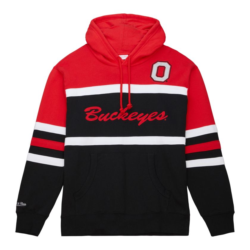 Ohio State Buckeyes Retro Script Mitchell and Ness Hooded Sweatshirt