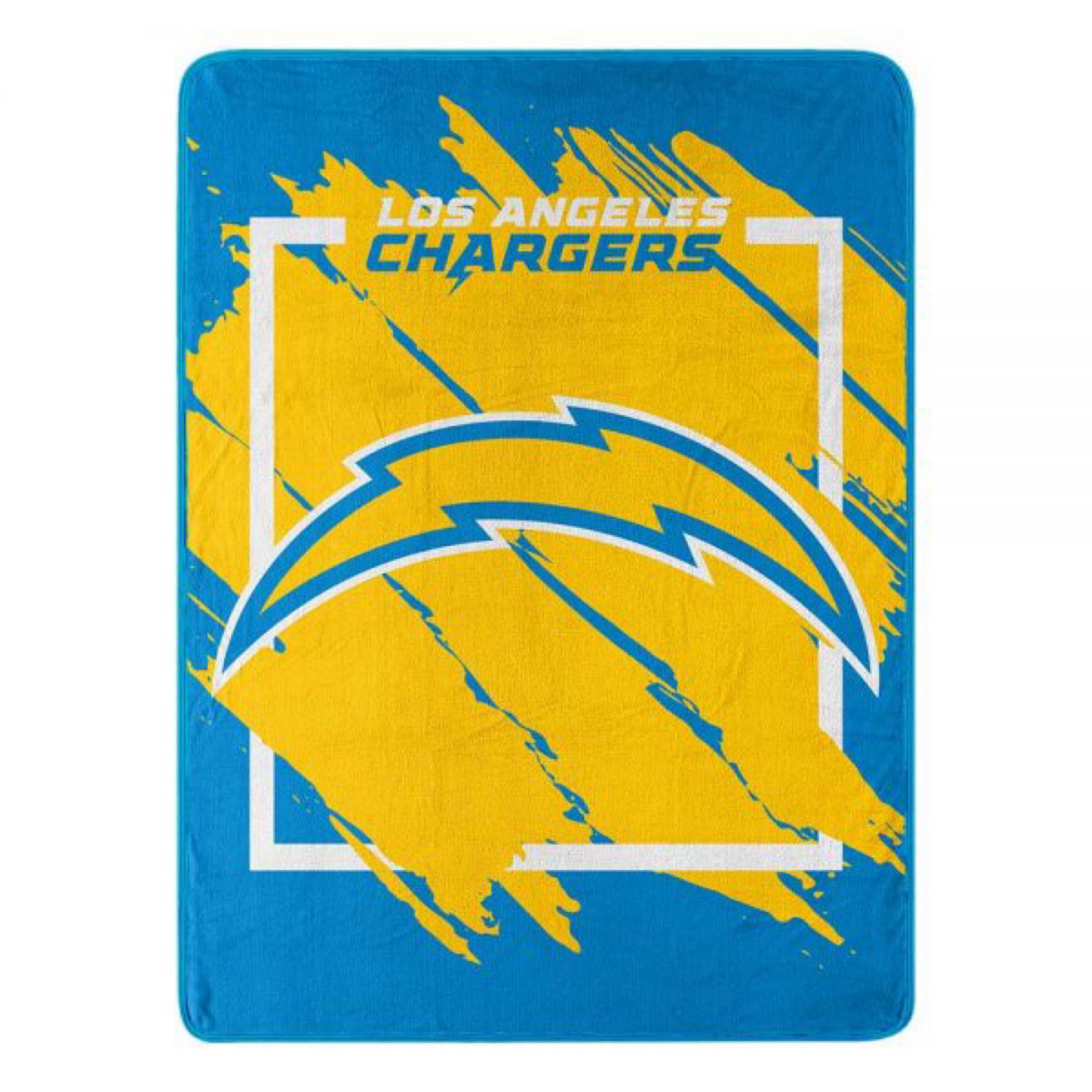 Los Angeles Chargers Micro Raschel Blanket 46x60"