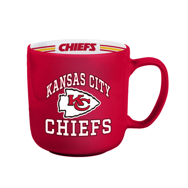 Kansas City Chiefs Team Stripe Design Coffee Mug 15oz