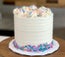 Same Day Cake - Birthday Cake - 6" Round - Vanilla Cake, Filled with Vanilla Buttercream Filling and Iced with Vanilla Buttercream