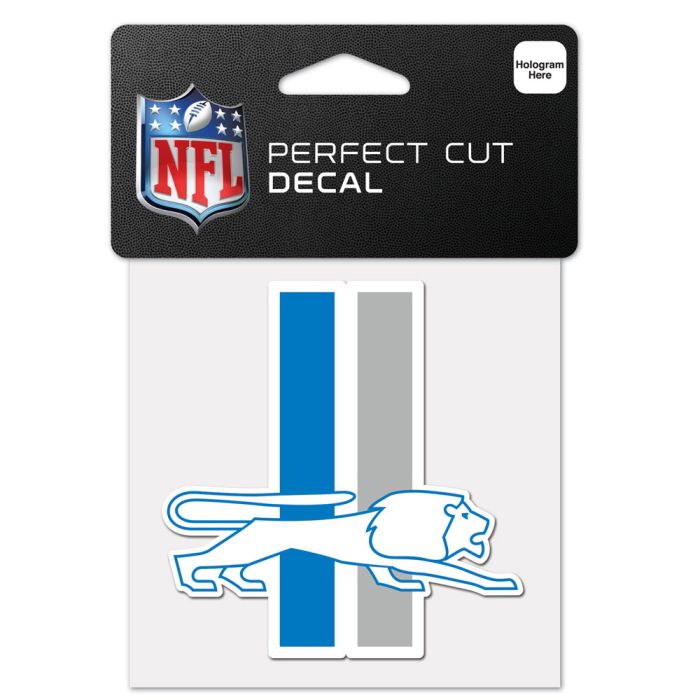 Detroit Lions Retro Perfect Cut Decal 4x4"