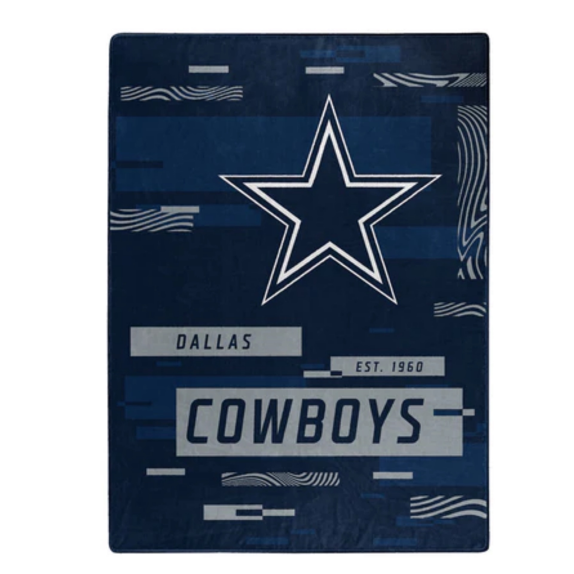Dallas Cowboys Digitized Royal Plush Blanket 60x80"