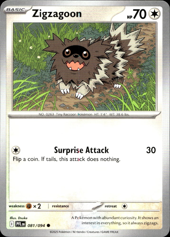 Zigzagoon - ME02 81/94