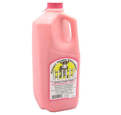 Milk - Strawberry - Half Gallon