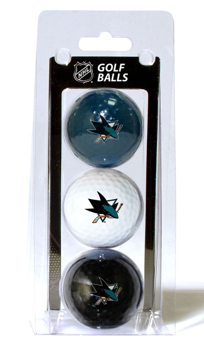 San Jose Sharks Golf Balls 3 Pack