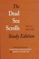 Cover of The Dead Sea Scrolls Study Edition: Volume 2 4q274-11q31 (English, Aramaic, Hebrew and Hebrew Edition)