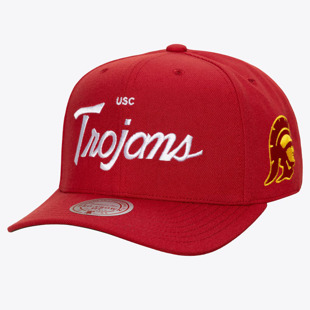 USC Trojans Head Coach Mitchell and Ness Pro Crown Snapback Hat