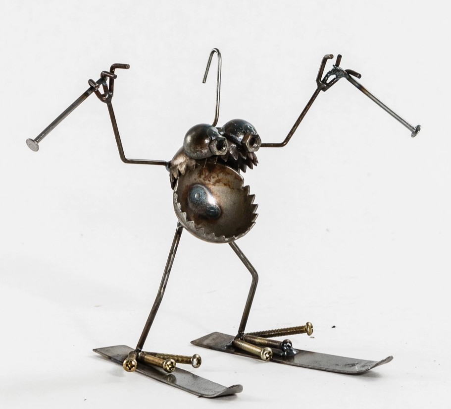 Skier Metal Monster