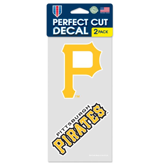 Pittsburgh Pirates Perfect Cut Decals 2 pack