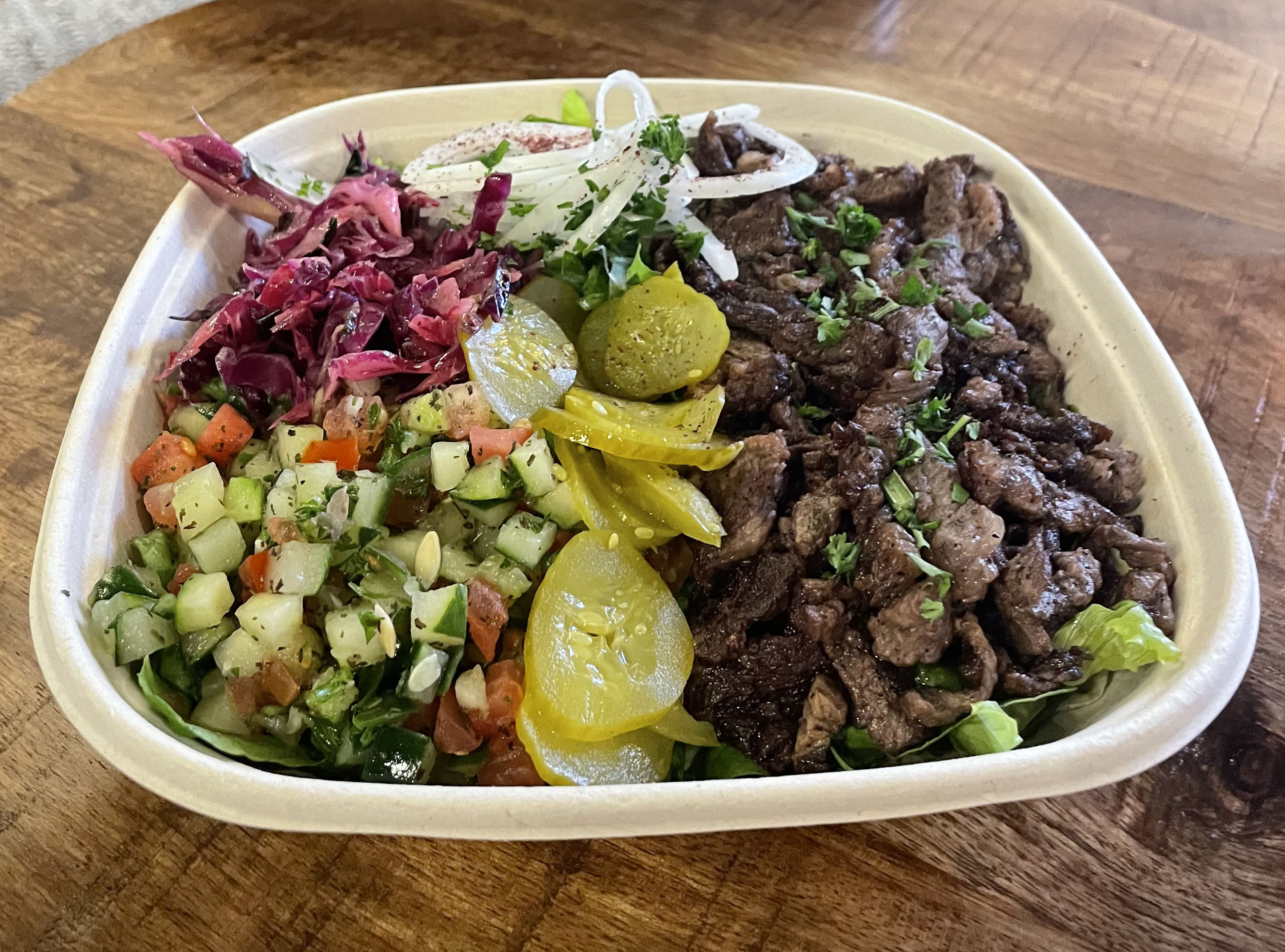 Steak Shawarma Salad