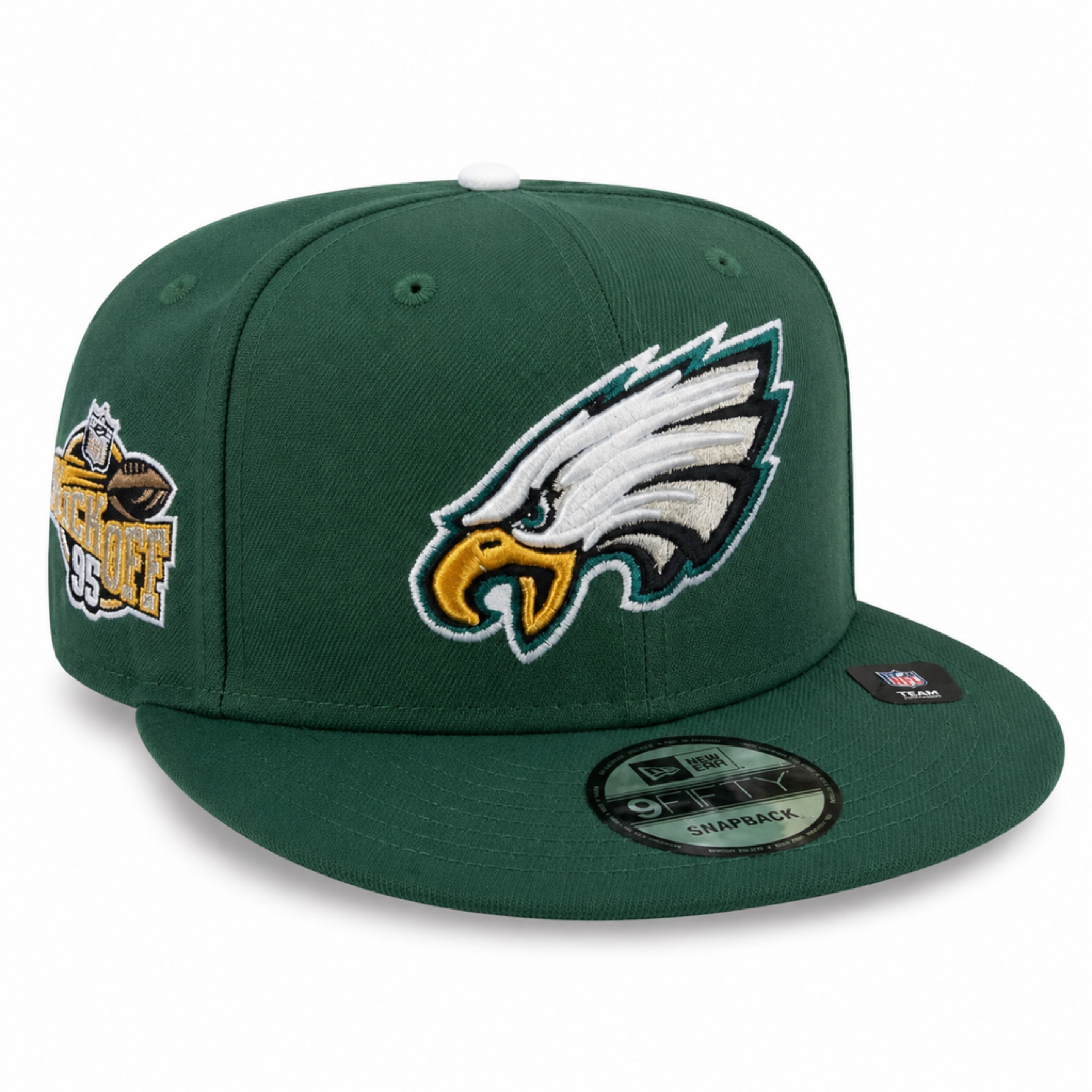 Philadelphia Eagles 1995 Green New Era 9FIFTY Kickoff Snapback Hat