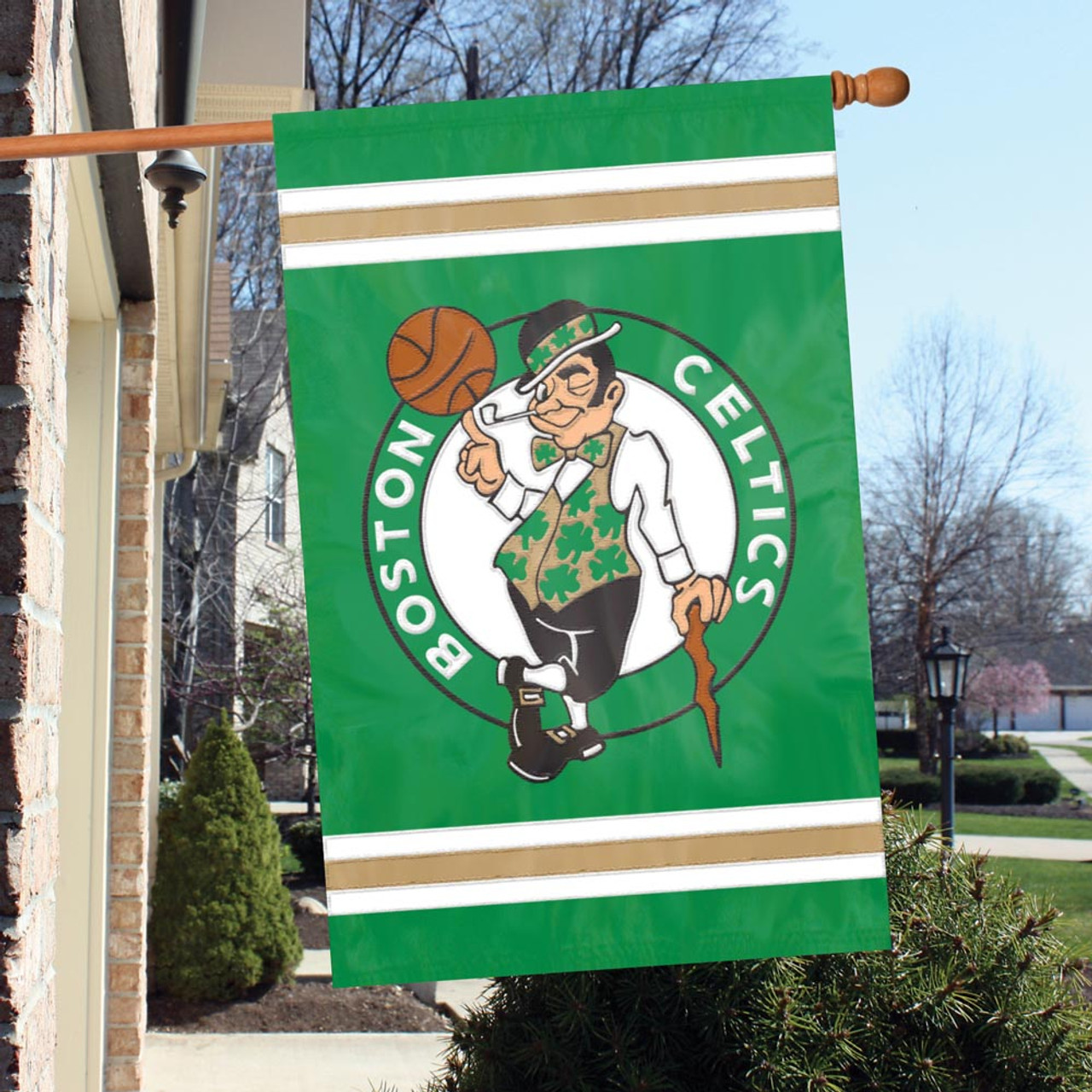 Boston Celtics Embroidered 2-Sided Banner 28x44"