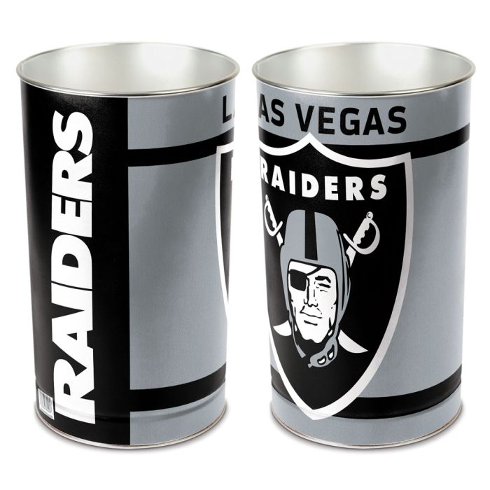 Las Vegas Raiders Wastebasket 15"