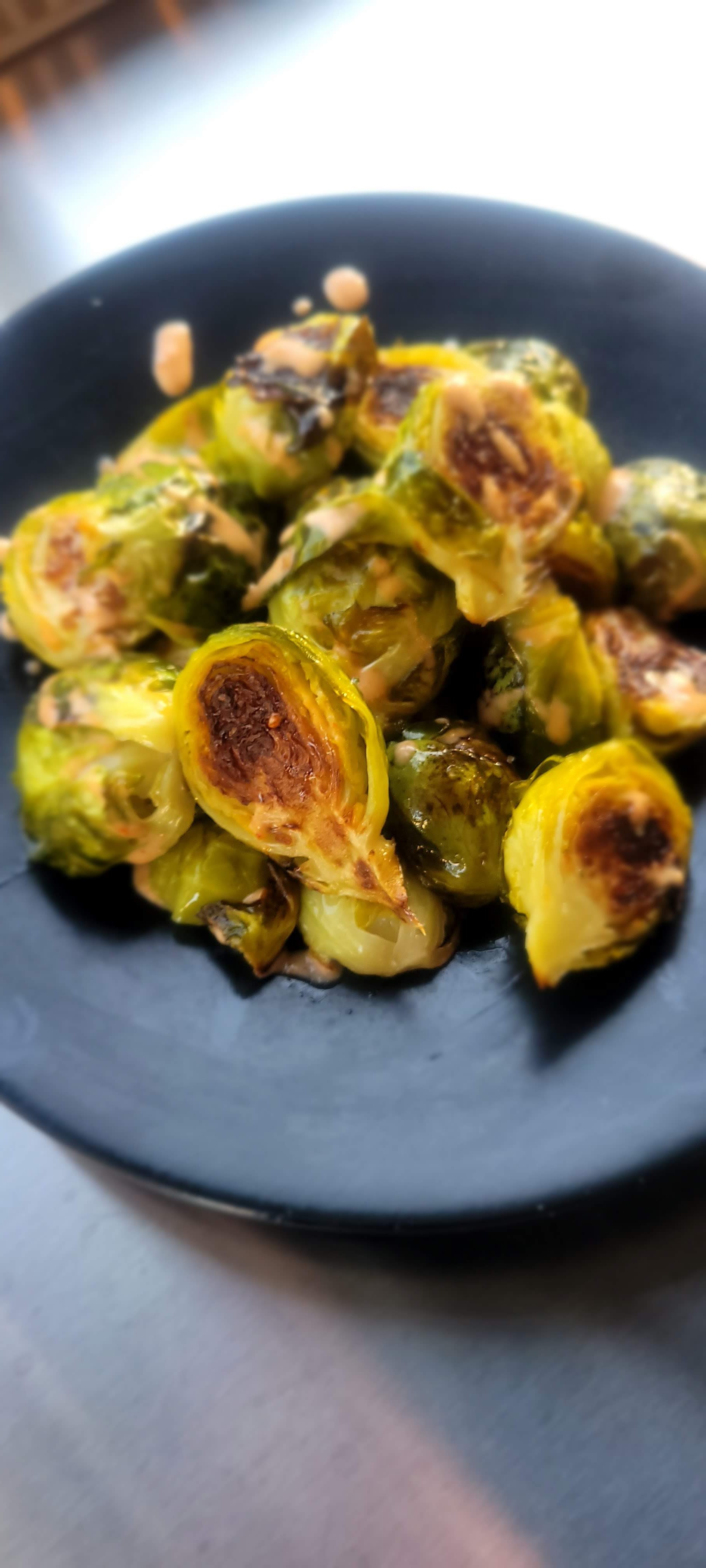 Tempura brussel sprouts