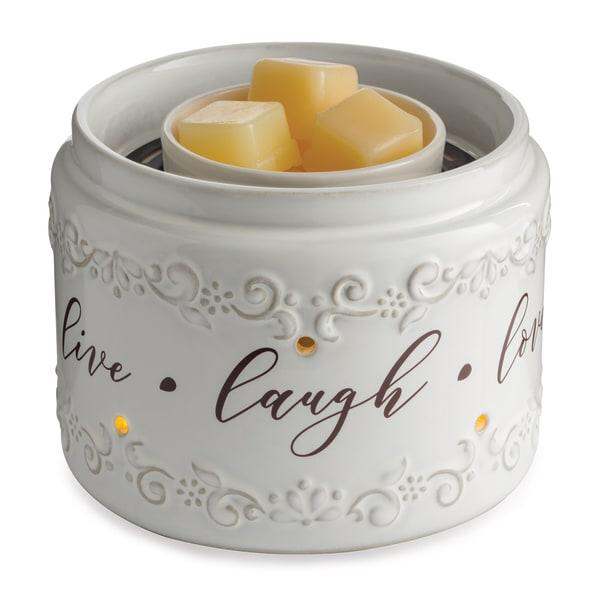 Live Laugh Illuminaire Fan Fragrance Warmer by Candle Warmers Etc