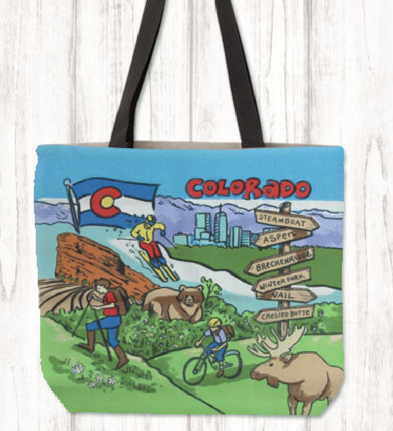 Colorado Icons Shopper Tote
