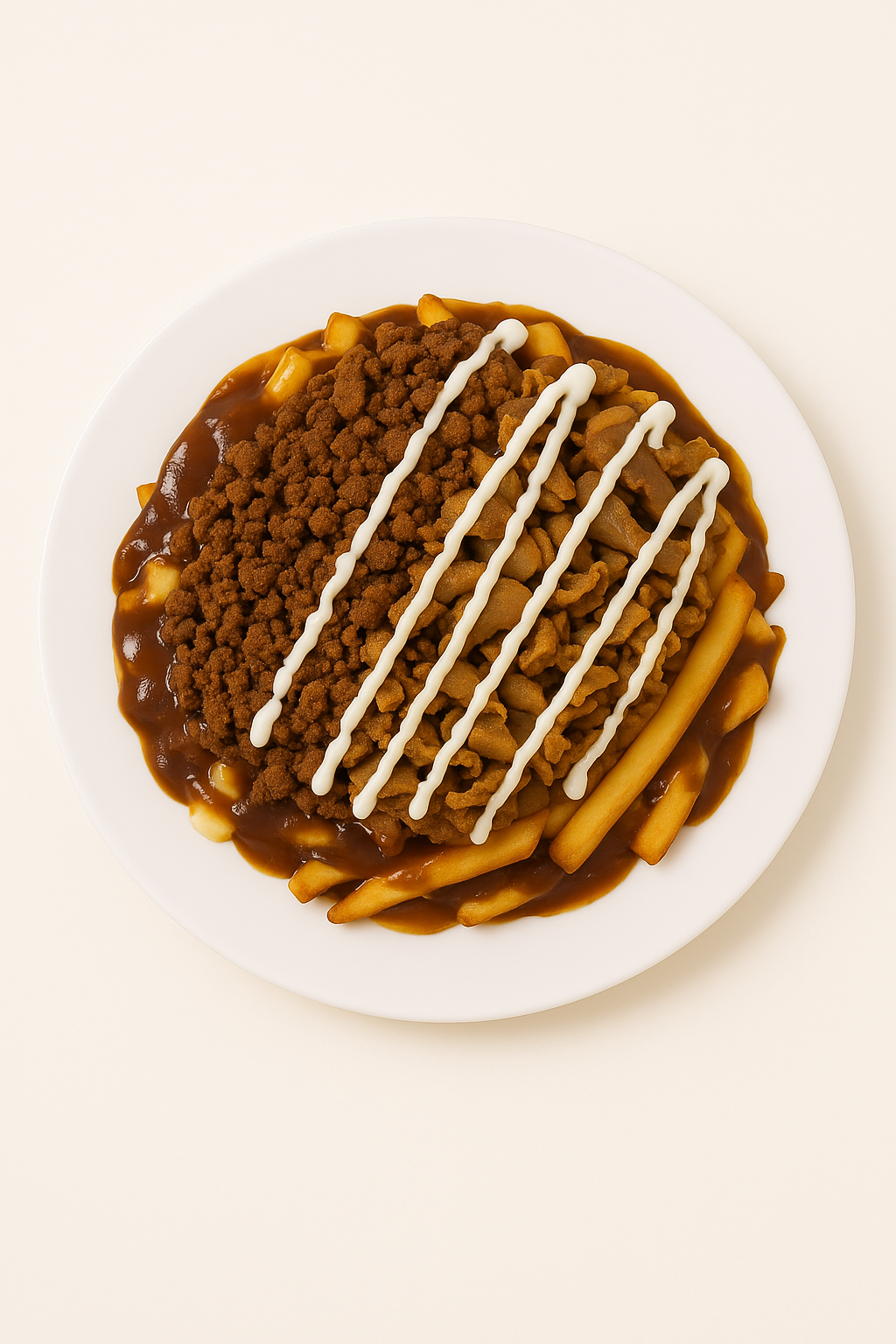 Alley Mix on Poutine (chicken and beef)