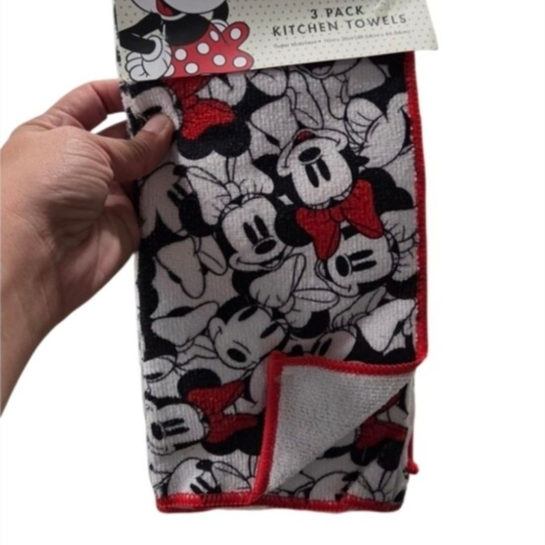 Disney Minnie Mouse Kitchen Towels 3pk