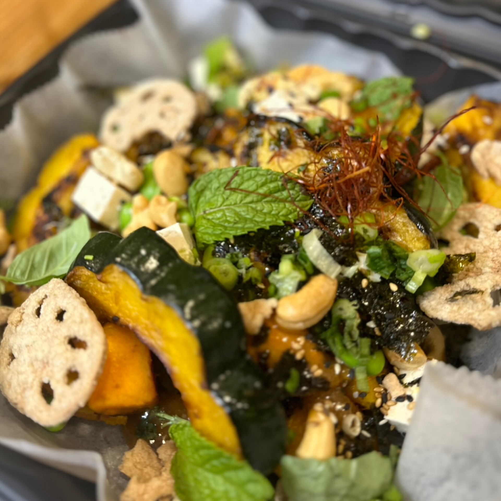 11. Grille Delicata Squash salada