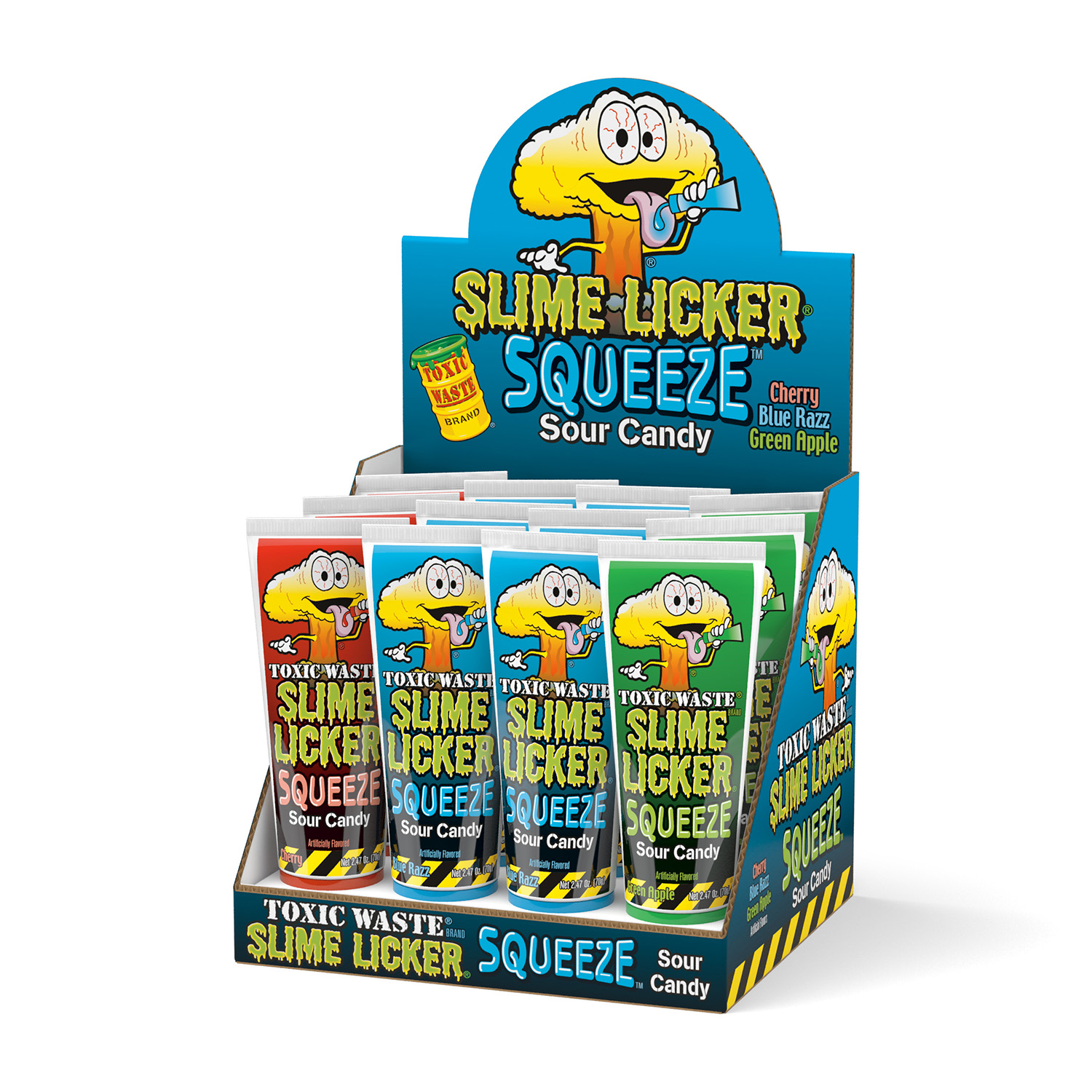 Toxic Waste Slime Licker Squeeze 12 count