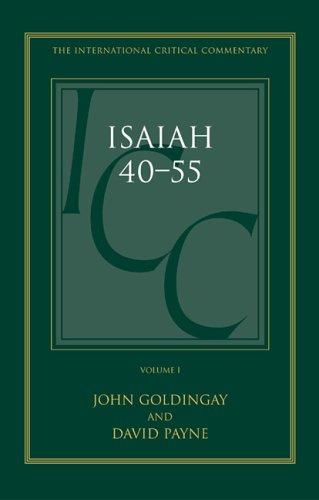Cover of Isaiah 40-55 Vol 2: A Critical And Exegetical Commentary