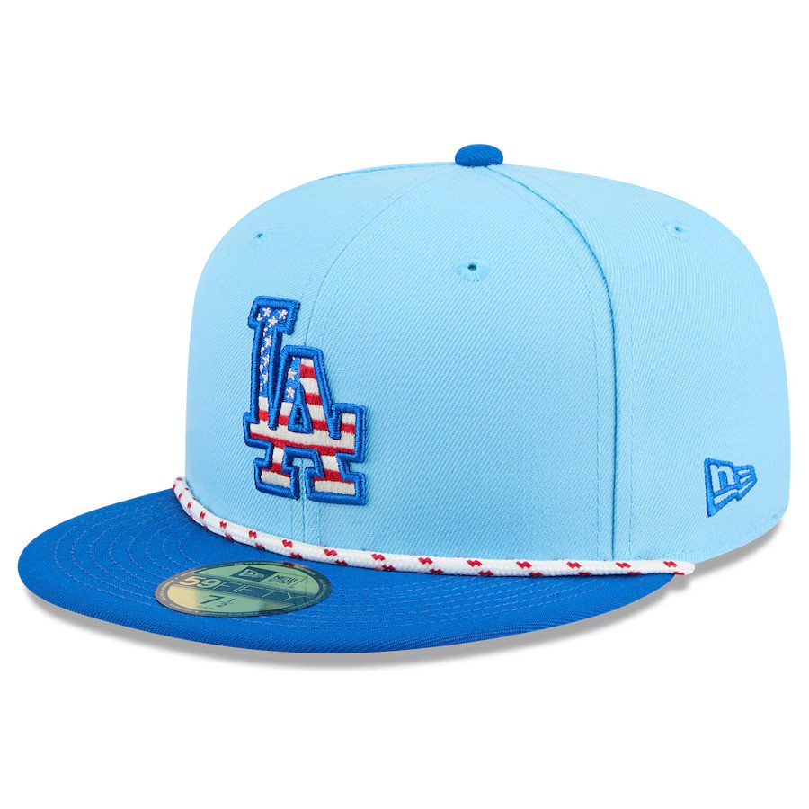 Los Angeles Dodgers 2025 4th of July New Era 59FIFTY Fitted Hat