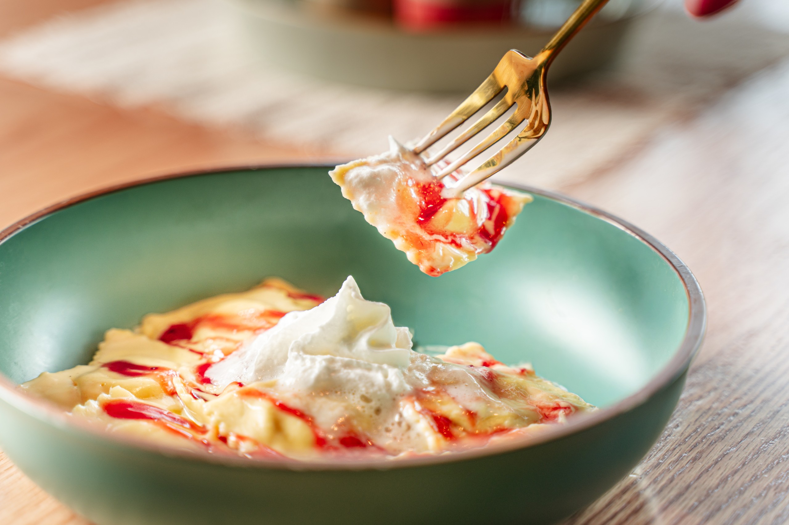 Cheesecake — handmade ravioli at Biada Ravioli Kitchen in Logan, Utah