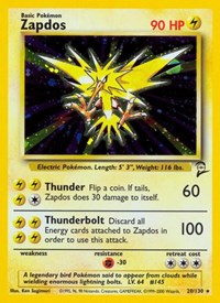 Zapdos 020/130 Holo Rare NM