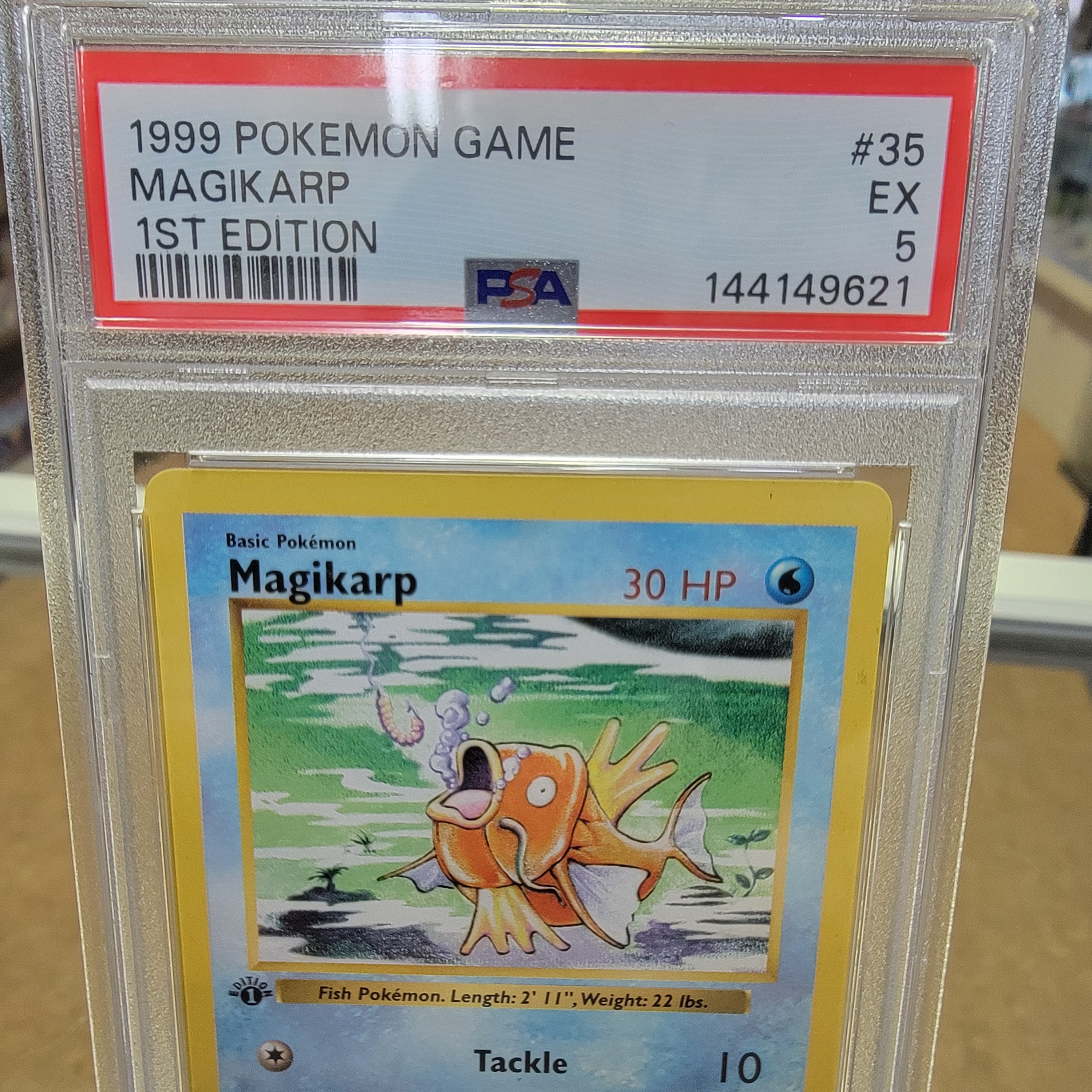Psa 5 1st Edition Magikarp Base Set Graded Card