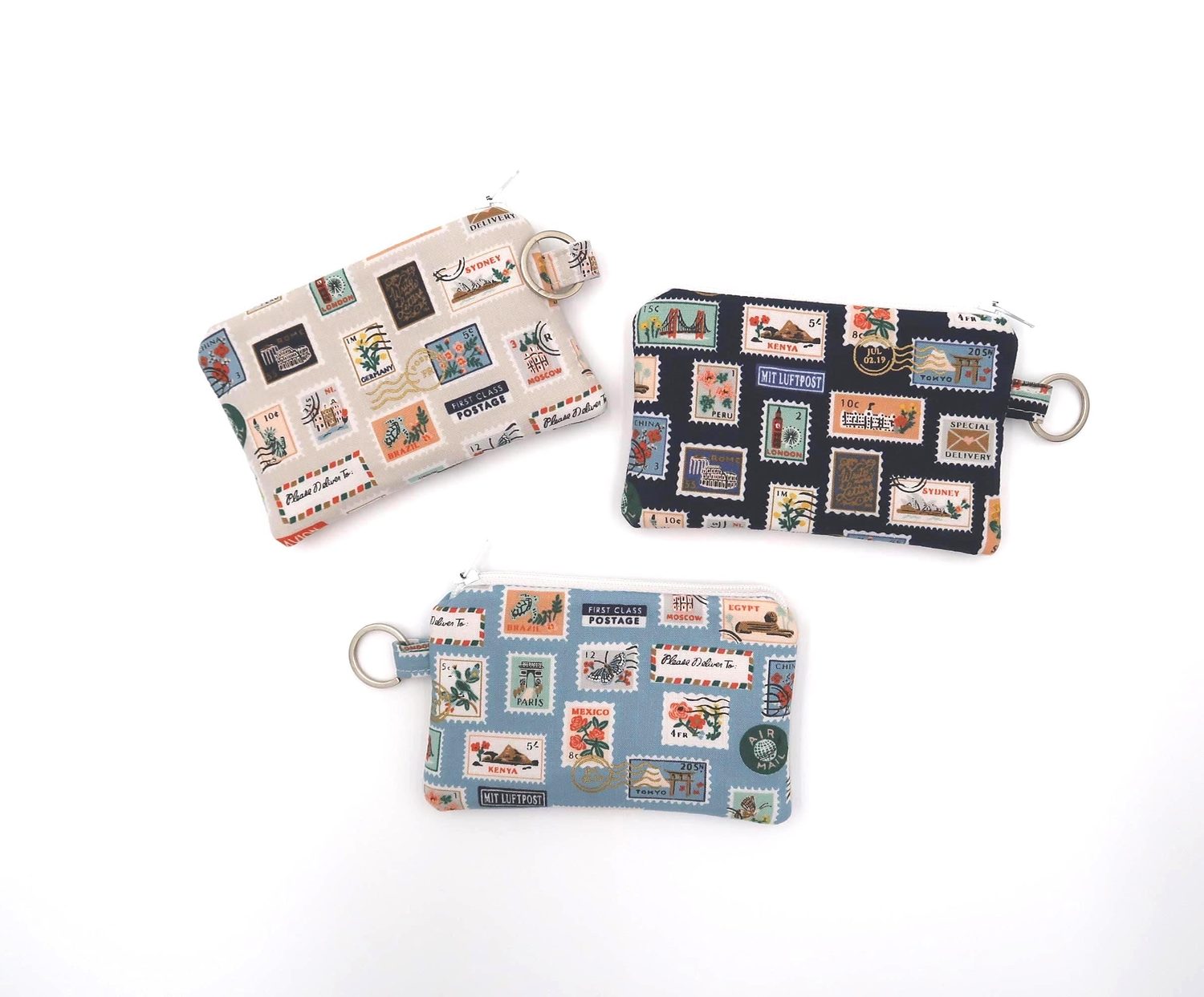 Keychain Pouch – Postage Stamps, photo 9 of 15