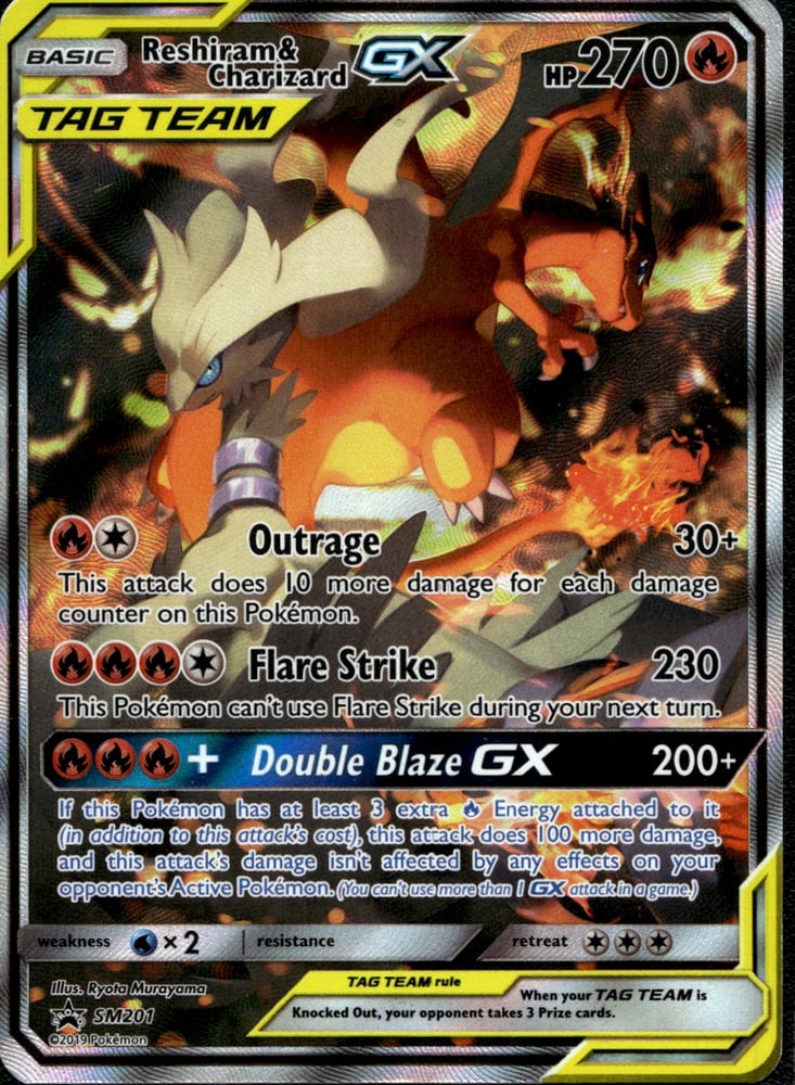 Reshiram & Charizard GX - SMP SM201/248