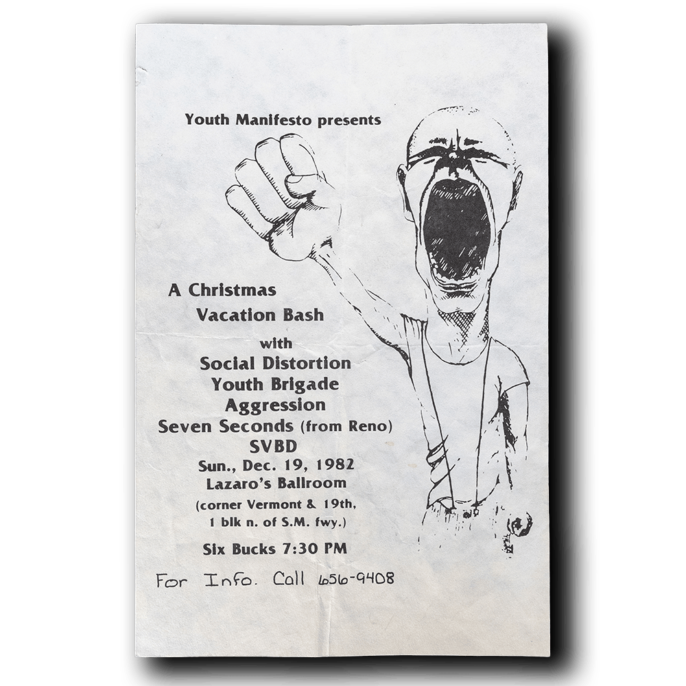 Youth Manifesto -- Lazaro's Ballroom [Handbill]