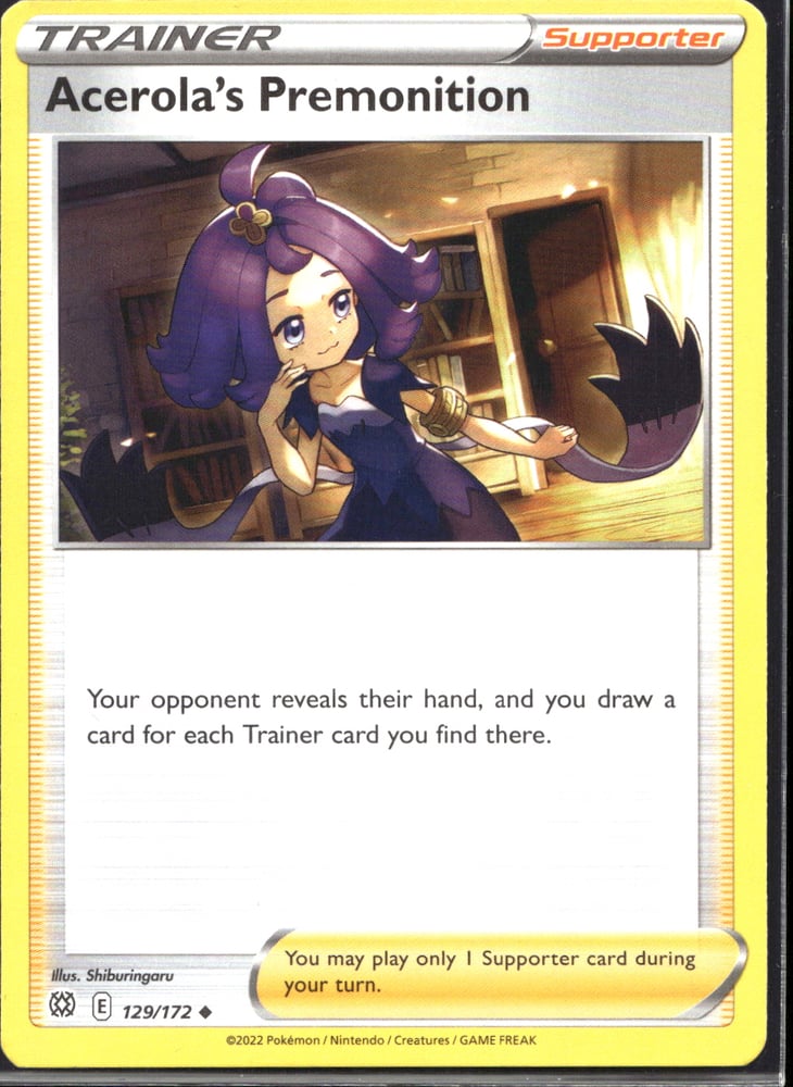 Acerola's Premonition - SWSH9 129/172