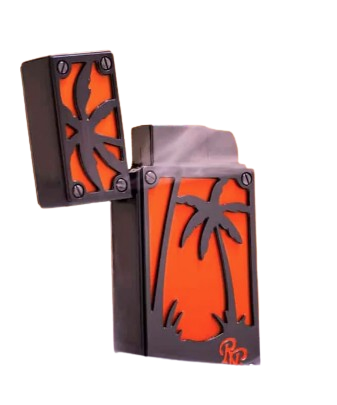 Rocky Patel Burn Lighter Orange & Gunmetal Palm