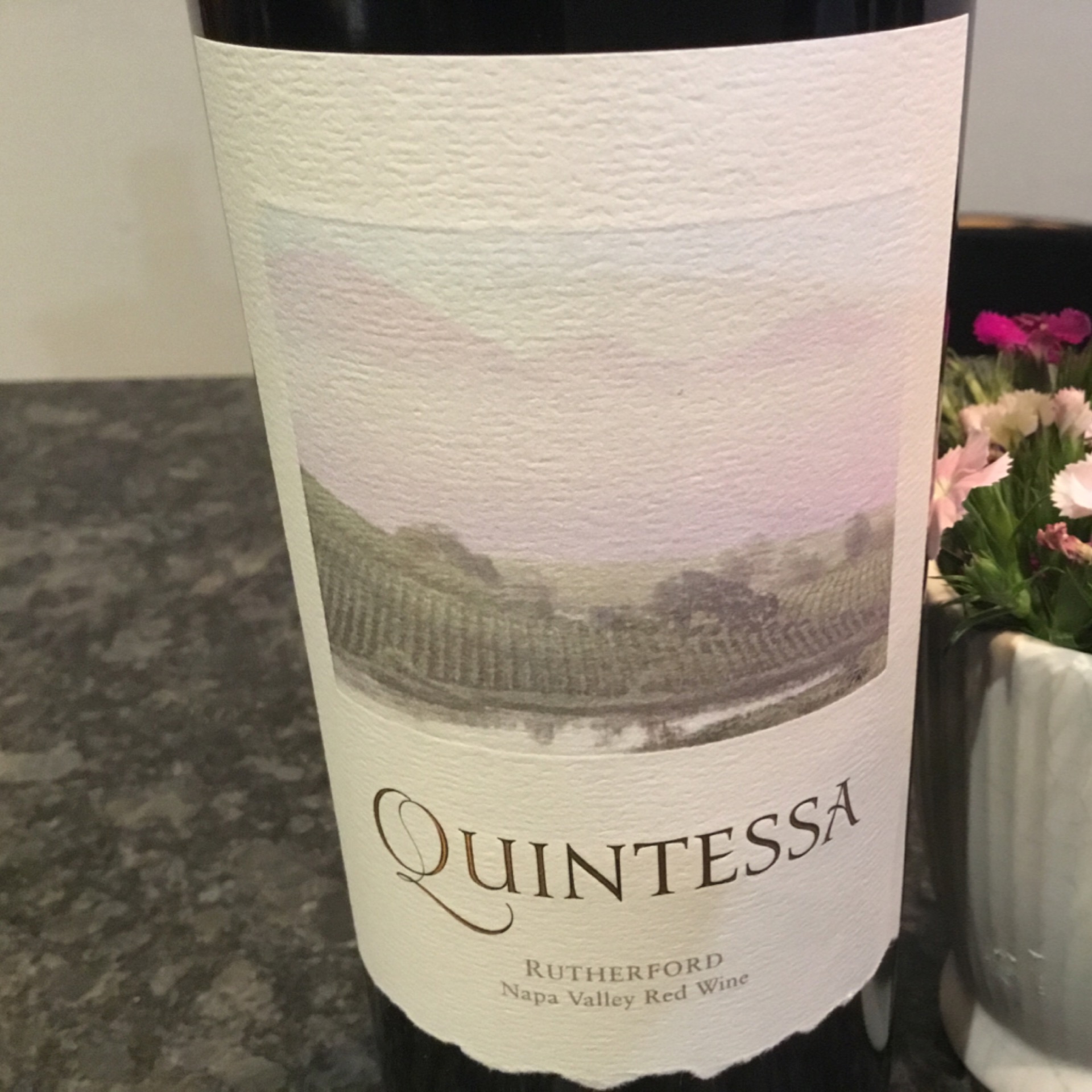 Bottle of Quintessa Red Blend available at Ashburn Wine Shop