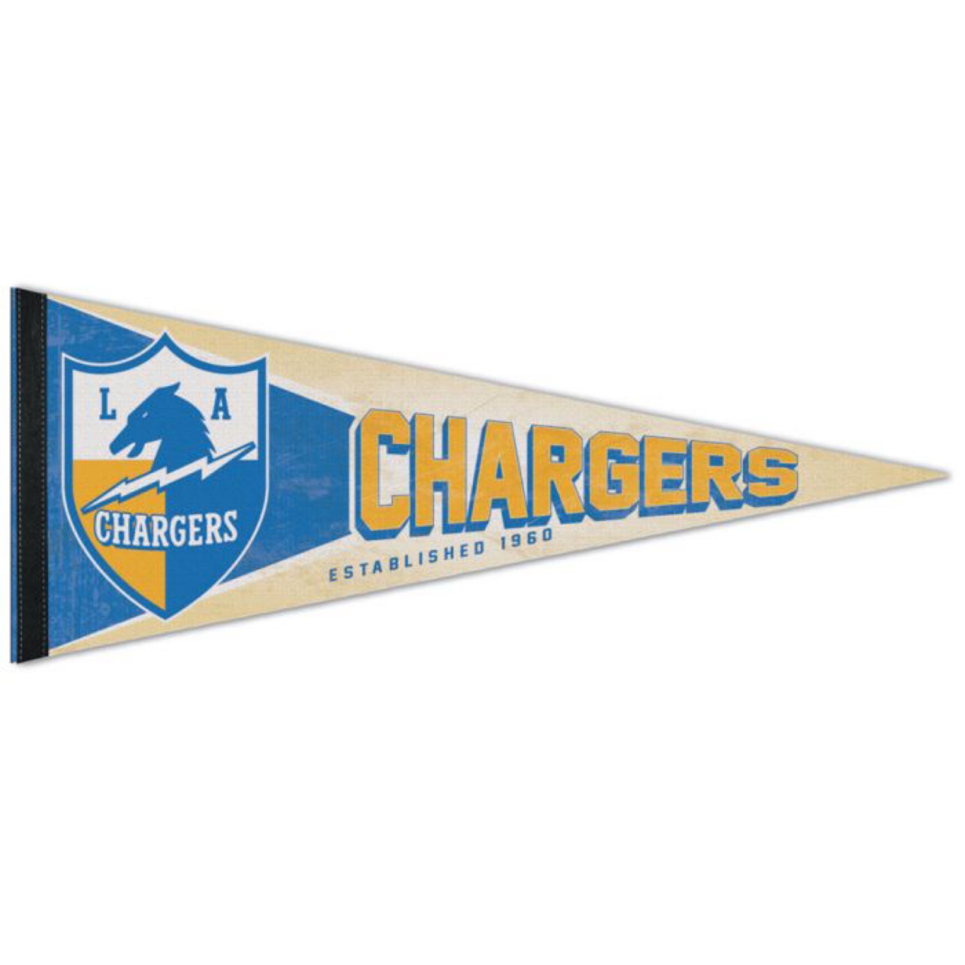 Los Angeles Chargers Retro Premium Pennant 12x30"
